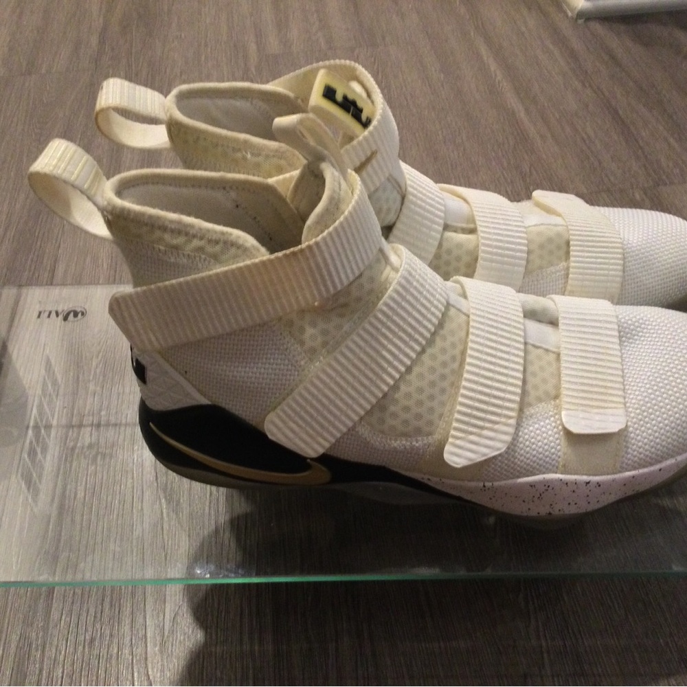 Men's White and Black Athletic Shoes
